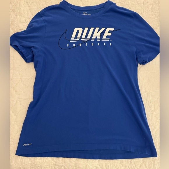 Nike Duke Blue Devils University Shirt Football Large - Picture 1 of 8